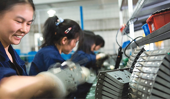 Chinese production of hardware units